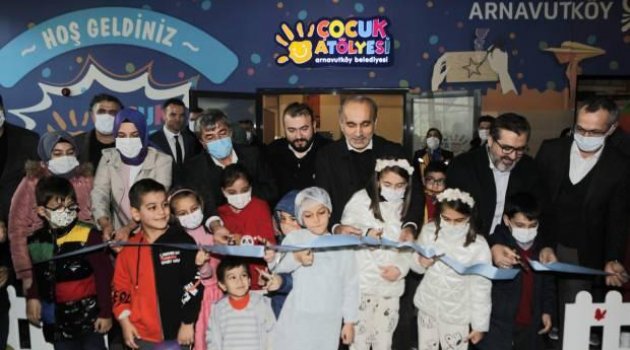Arnavutköy’de çocuk atölyesi açıldı