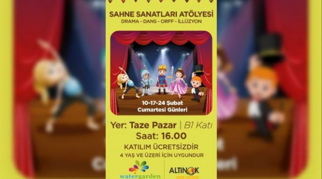 Ataşehir'de Sahne Sanatına Meraklı Çocuklar İçin Atölye