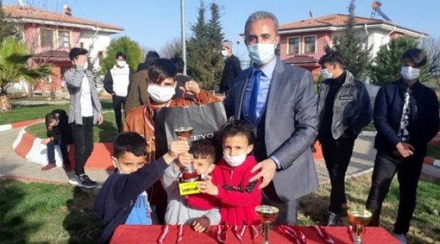 Bakım altındaki çocuklar turnuvaya katıldı