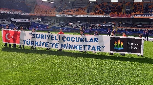 Başakşehir'de Suriyeli Çocuklardan Teşekkür