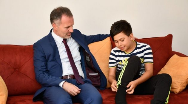 Başkan Taban'dan Ahmet Can'a Geçmiş Olsun Ziyareti