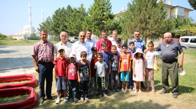 Beyşehir'de çocuklar için güvenli oyun parkı