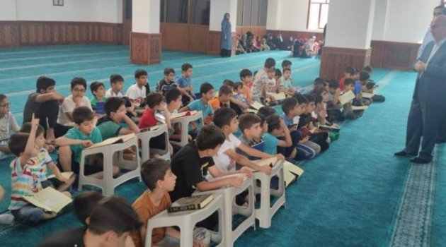 Bingöl’de camiler çocuklarla şenlendi