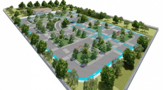Bu park, çocuklara trafik bilgisi ve bilinci kazandıracak