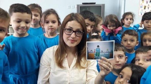 Büyüdüğü kreşte öğretmen oldu 