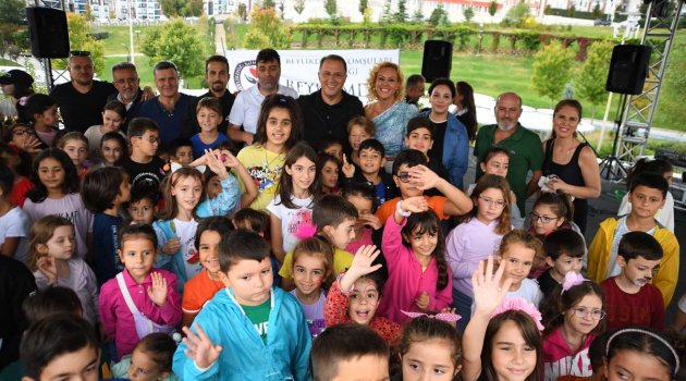 Çocuklar doyasıya eğlendi