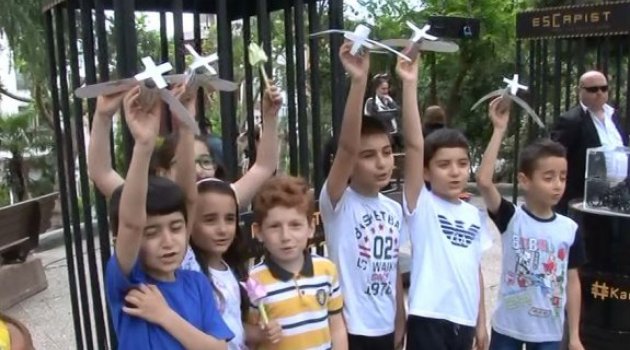Çocuklar gönüllerince eğlenme fırsatı buldular