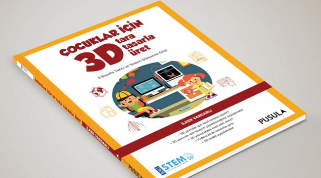 Çocuklar için 3 boyutlu tasarım kitabı çıktı