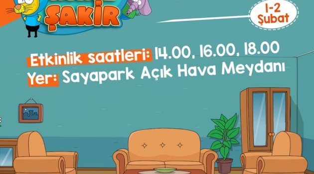 Çocuklar 'Kral Şakir' oyunuyla eğlenecek