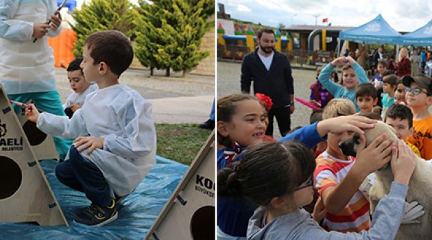Çocuklar sevimli patilerle buluştu