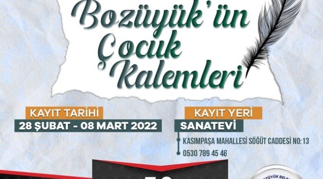 Çocuklara yazarlık eğitimi verilecek