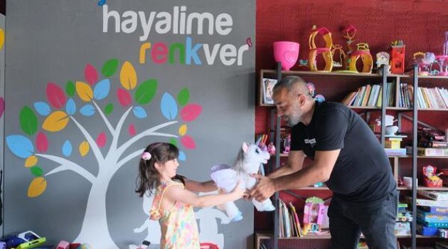 Çocukların hayalleri burada renkleniyor