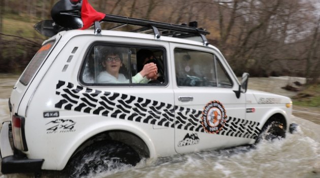 Down Sendromlu Çocuklar Off Road Heyecanı Yaşadı