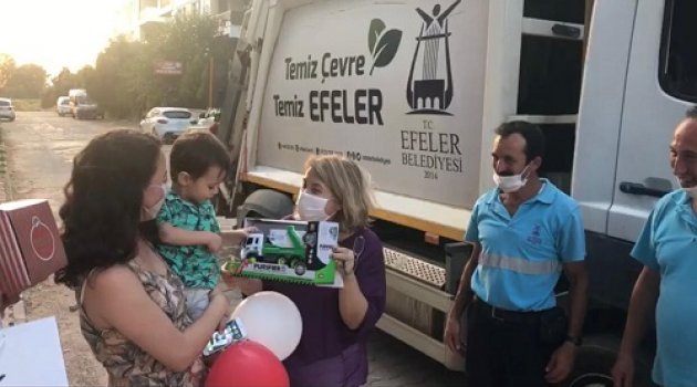Efeler Belediyesi minik Yaman’ı sevindirdi