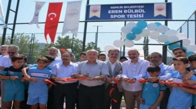 Eren Bülbül Halı Saha ve Çocuk Parkı Açıldı