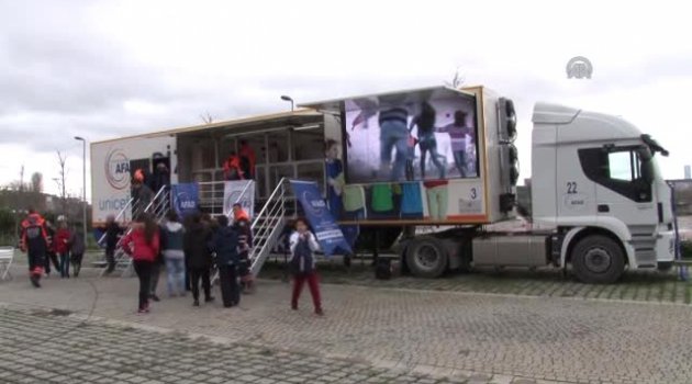 Eyüplü çocuklar deprem tatbikatına katıldı