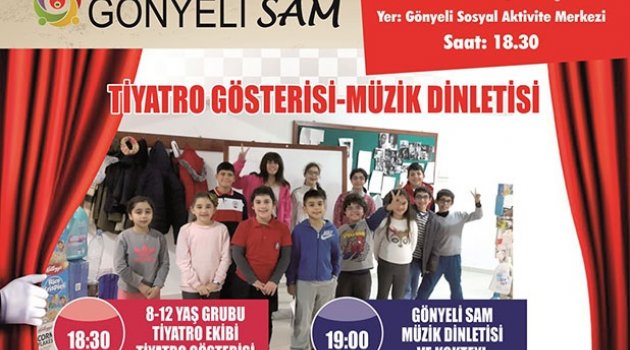 Gönyeli SAM'da Minikler Tiyatro Gösterisi Sunacak