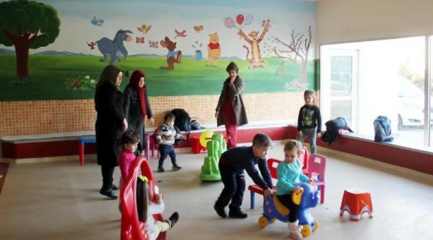 Hastaneye Çocuklar İçin Oyun Alanı Yapıldı