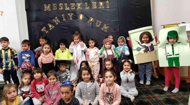 Hayallerindeki meslekleri tanıdılar