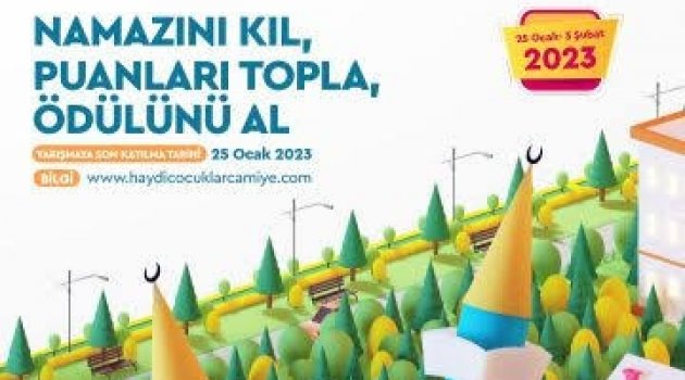 Haydi çocuklar camiye projesi başlıyor