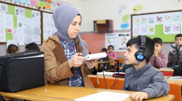 İlköğretim öğrencilerine işitme taraması yapıldı