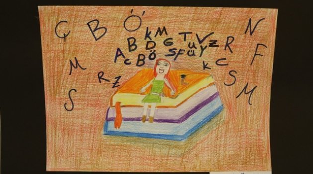 Kitap Sevgisini Resimle Anlattılar