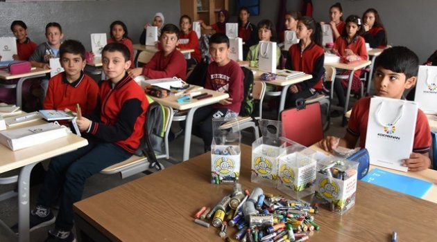Kocasinanlı Çocuklar Geri Dönüşüme Katkı Sağlıyor