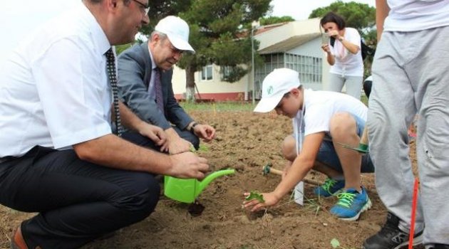 Korunmaya muhtaç çocuklar tarım yapmayı öğrendi