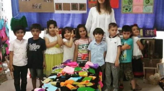 Kreşli Minikler Sokak Hayvanlarını Besledi