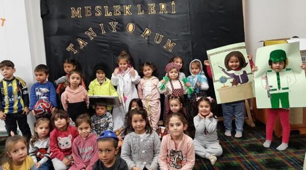 Mamaklı çocuklar meslekleri tanıdı