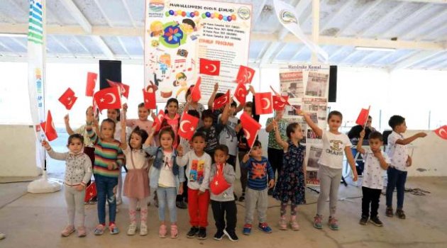Marmaris'te çocuklar gönüllerince eğlendi