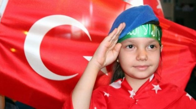 Minik çocuklardan, dedelere herkes vatan nöbetinde