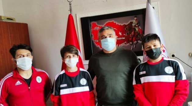 Minik güreşçiler Milli takım seçmelerine katıldı