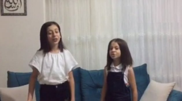 Minik Kardeşlerin Erdoğan İçin Okuduğu Şarkı Yürekleri Isıttı