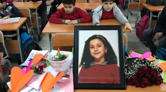 Minik Melis sınıfında anıldı