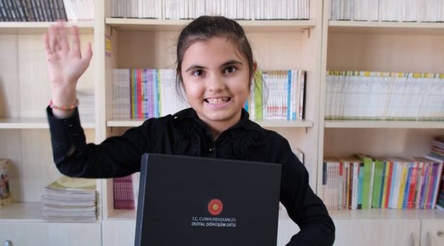 Minik Meryem’in başarısı