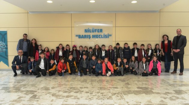 Minik Öğrencilerden Nilüfer Belediyesi’ne Ziyaret