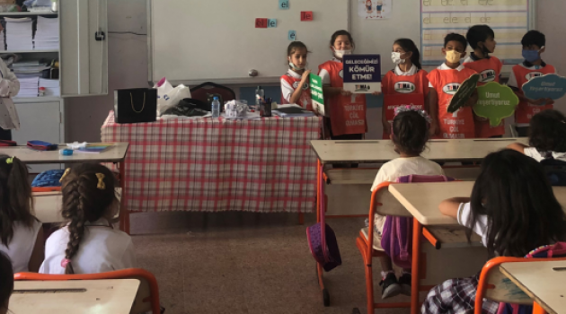 Minikler akranlarına doğayı anlatıyor