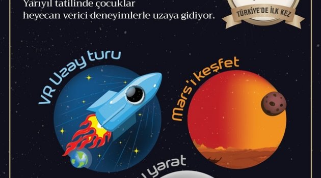 Minikler Espark'ta Uzayı Keşfedecek