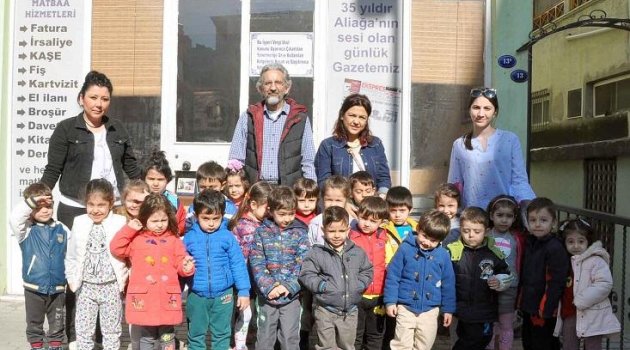 Minikler Gazeteciliği Öğrendi
