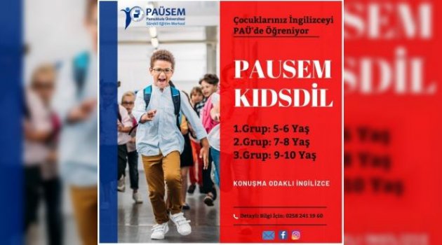 Minikler İngilizceyi PAÜ’de öğrenecek