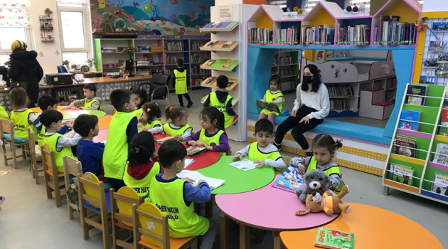 Minikler Kütüphane İle Tanıştı