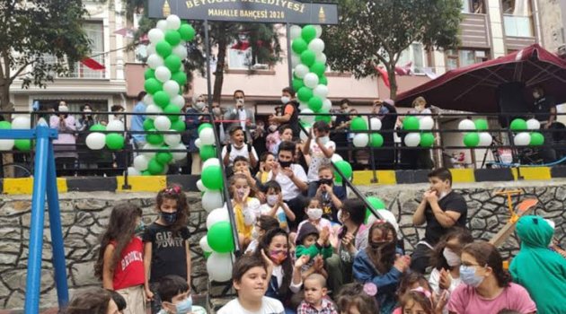 Minikler ‘Mahalle Bahçesi’ne kavuştu