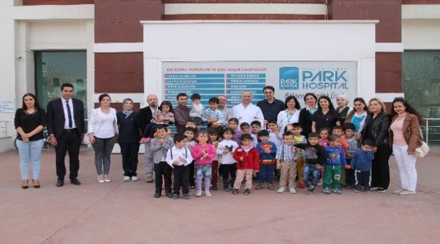 Minikler Park Hospital Hastanesini gezdi