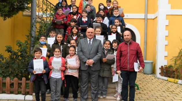 Miniklerden Başkan Şevik’e soru yağmuru