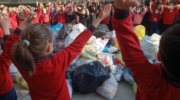 Miniklerden sıfır atık projesine destek
