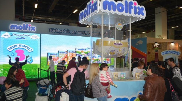 Molfix’in Mutlu Dünyası, İBS Anne Bebek Çocuk Fuarı’nda