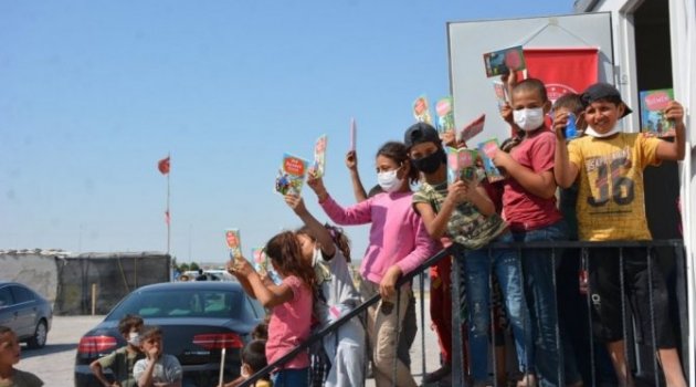 Niğde'de çocuklar için eğitim konteynırı