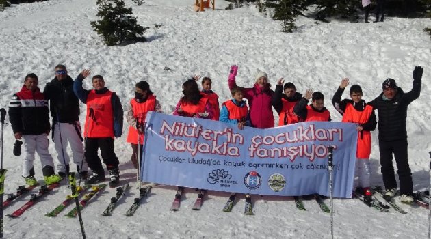Nilüferli çocuklar ilk kez Uludağ ile tanıştı