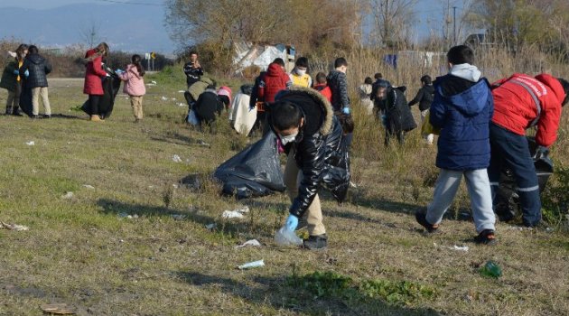 Orhangazi'de duyarlı minikler iş başında